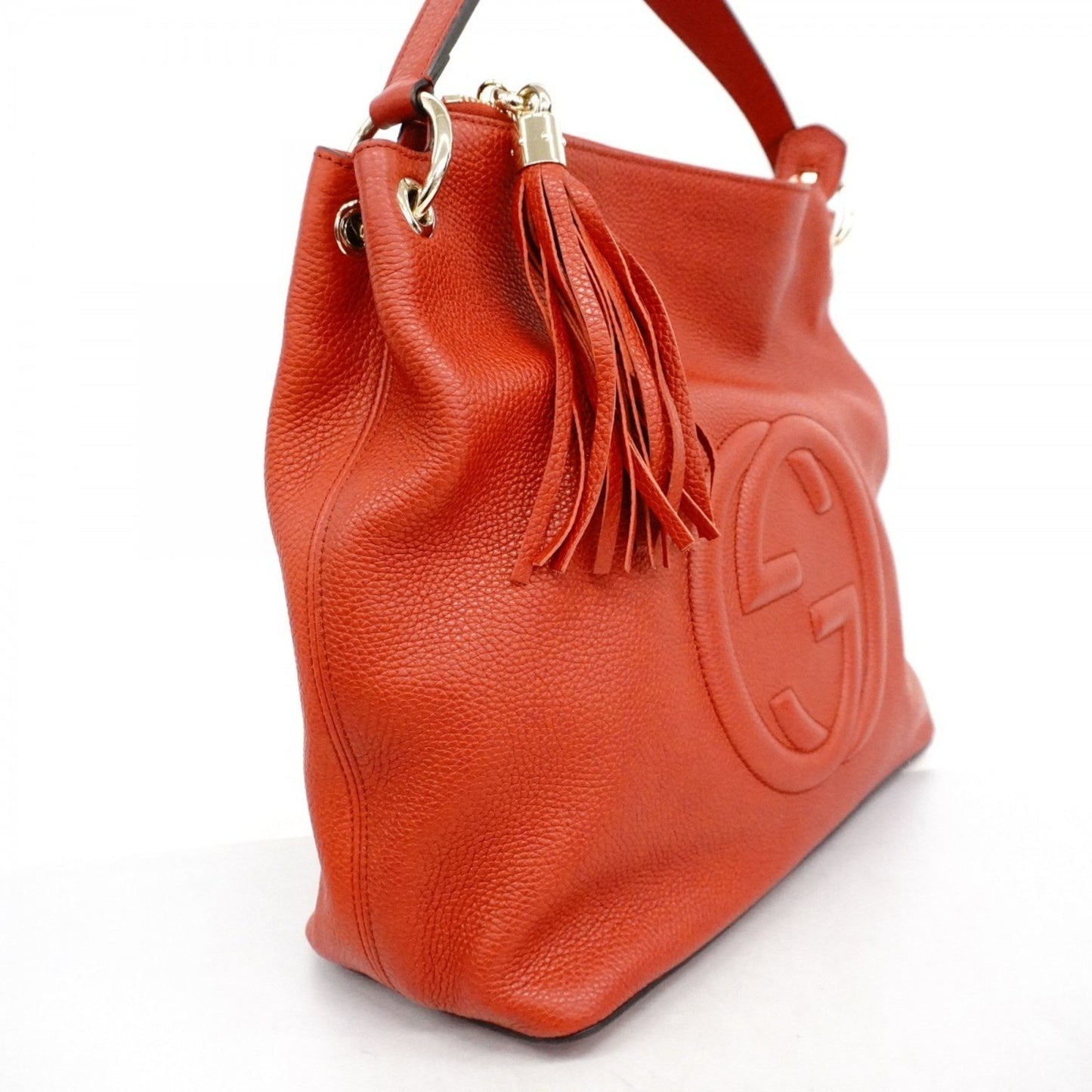 Gucci Soho, Red, Leather, shoulder