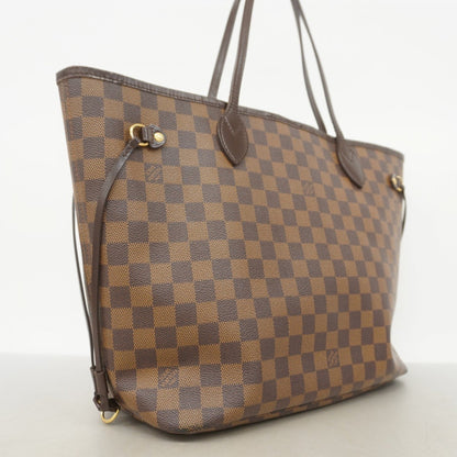 Louis Vuitton Neverfull MM, Brown, Canvas, tote