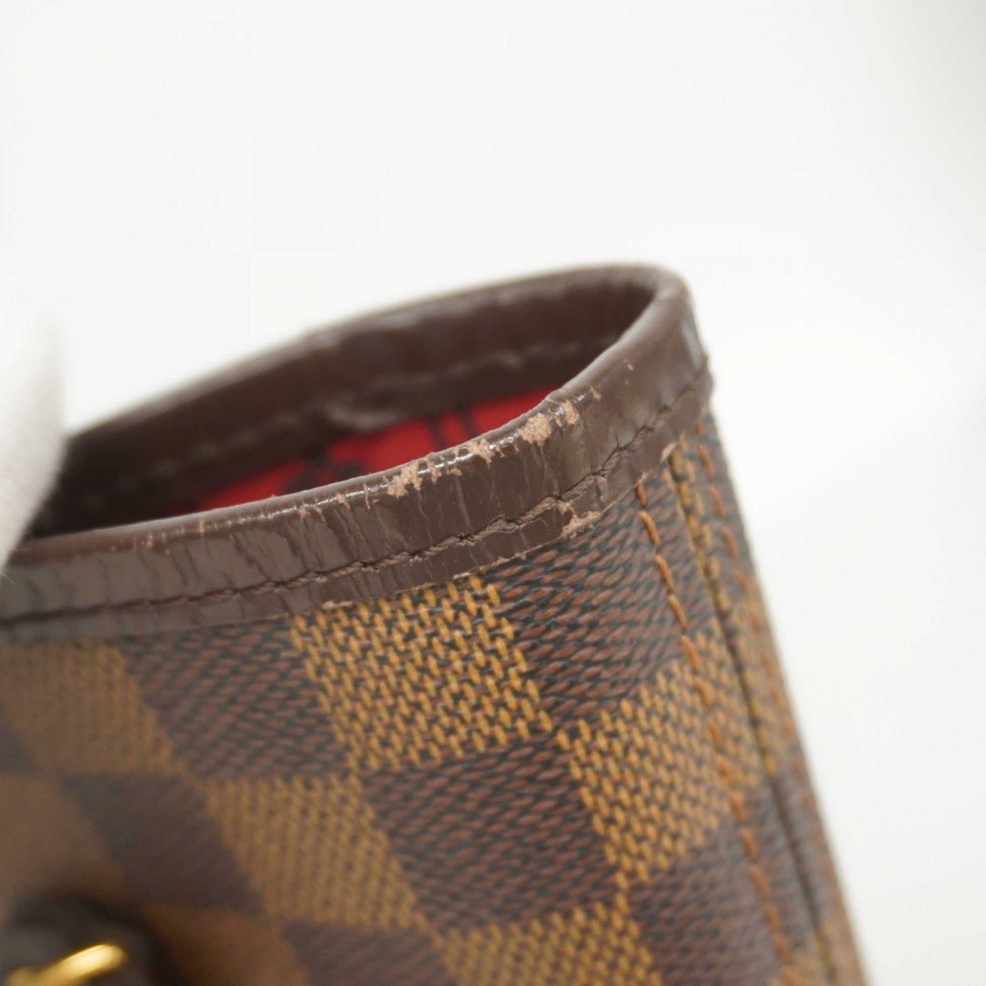 Louis Vuitton Neverfull MM, Brown, Canvas, tote