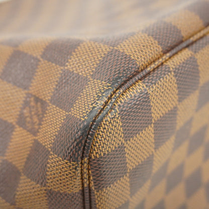 Louis Vuitton Neverfull MM, Brown, Canvas, tote