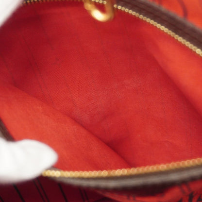 Louis Vuitton Neverfull MM, Brown, Canvas, tote