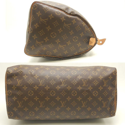 Louis Vuitton Speedy 40, Brown, Canvas, travel