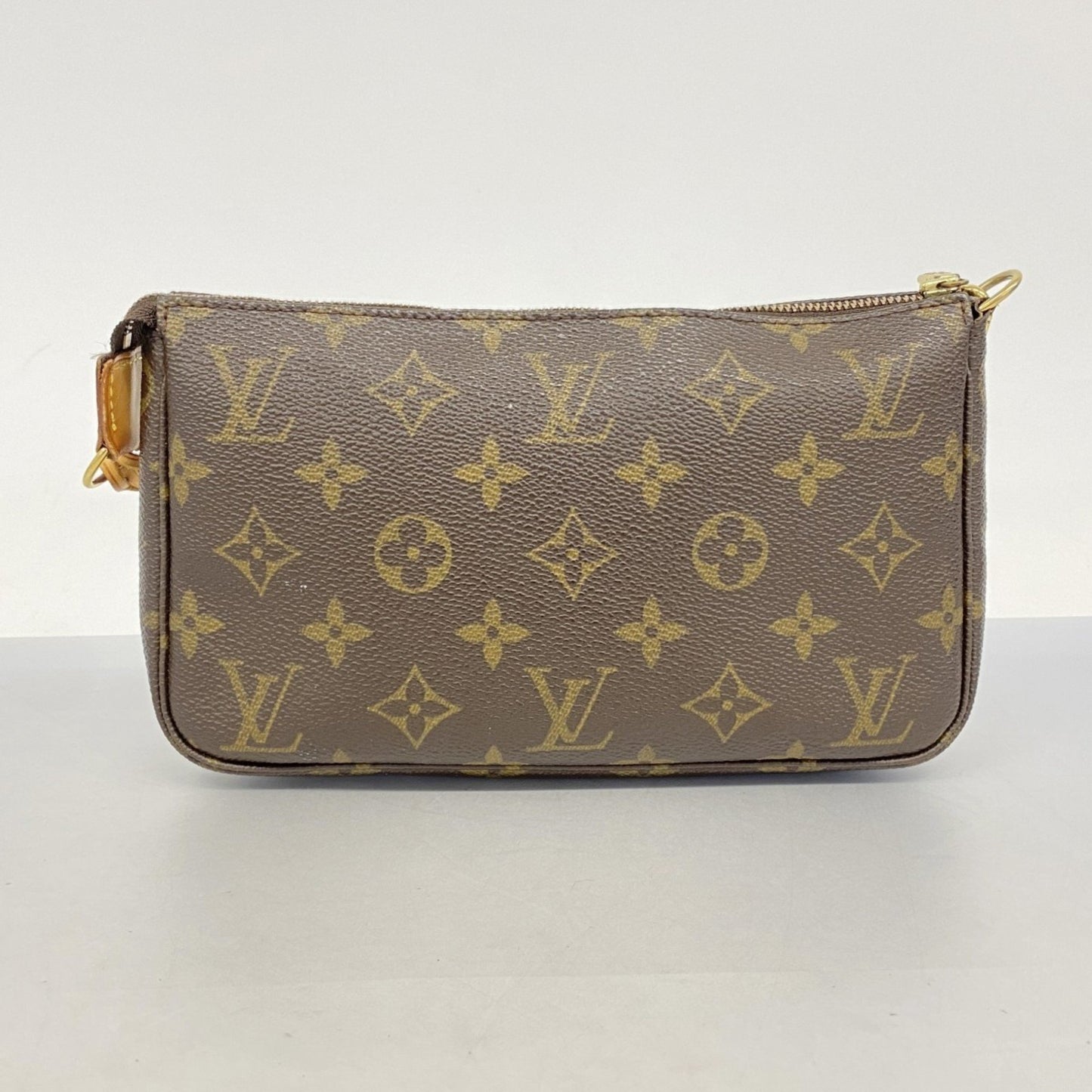 Louis Vuitton Pochette Accessoire, Brown, Canvas, clutch