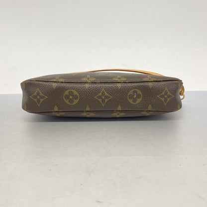 Louis Vuitton Pochette Accessoire, Brown, Canvas, clutch