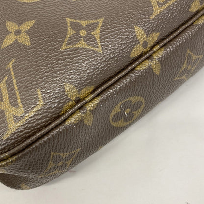 Louis Vuitton Pochette Accessoire, Brown, Canvas, clutch