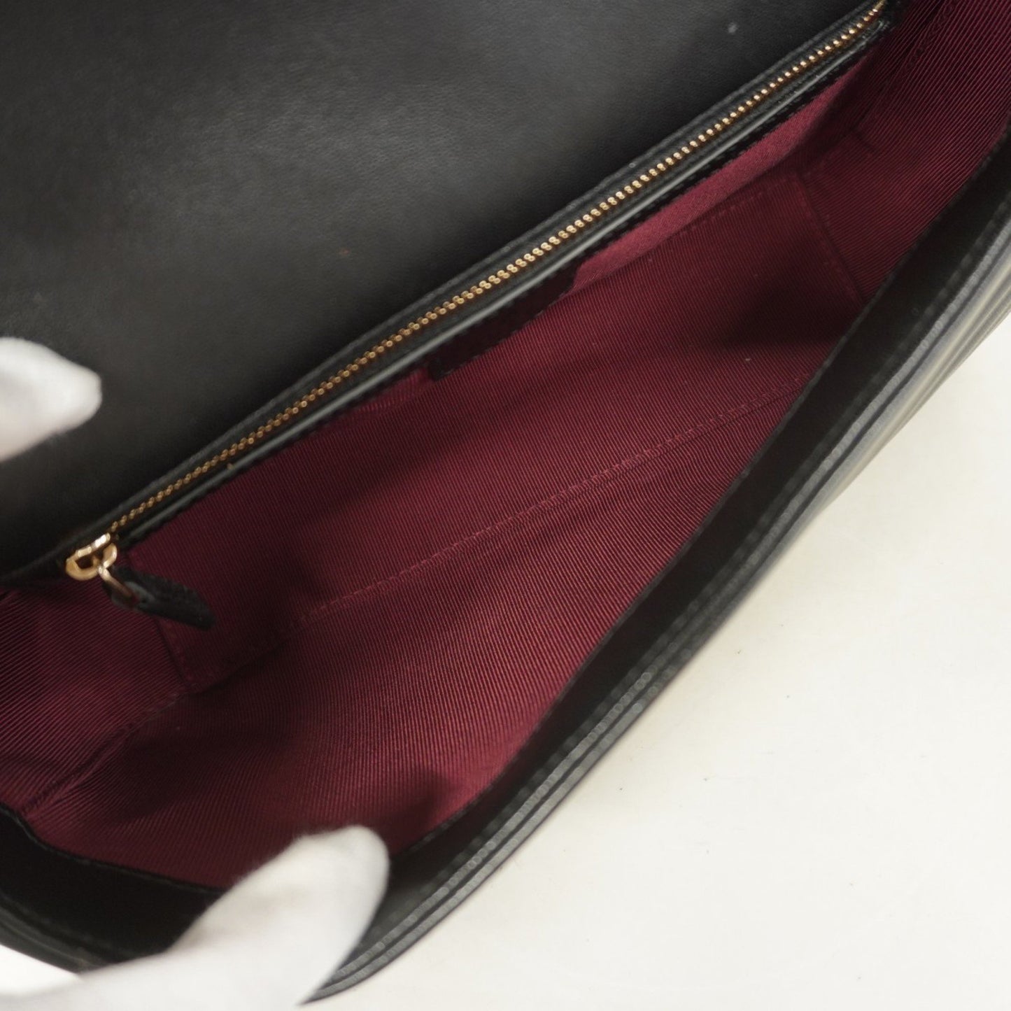 Gucci Marmont, Black, Leather, shoulder