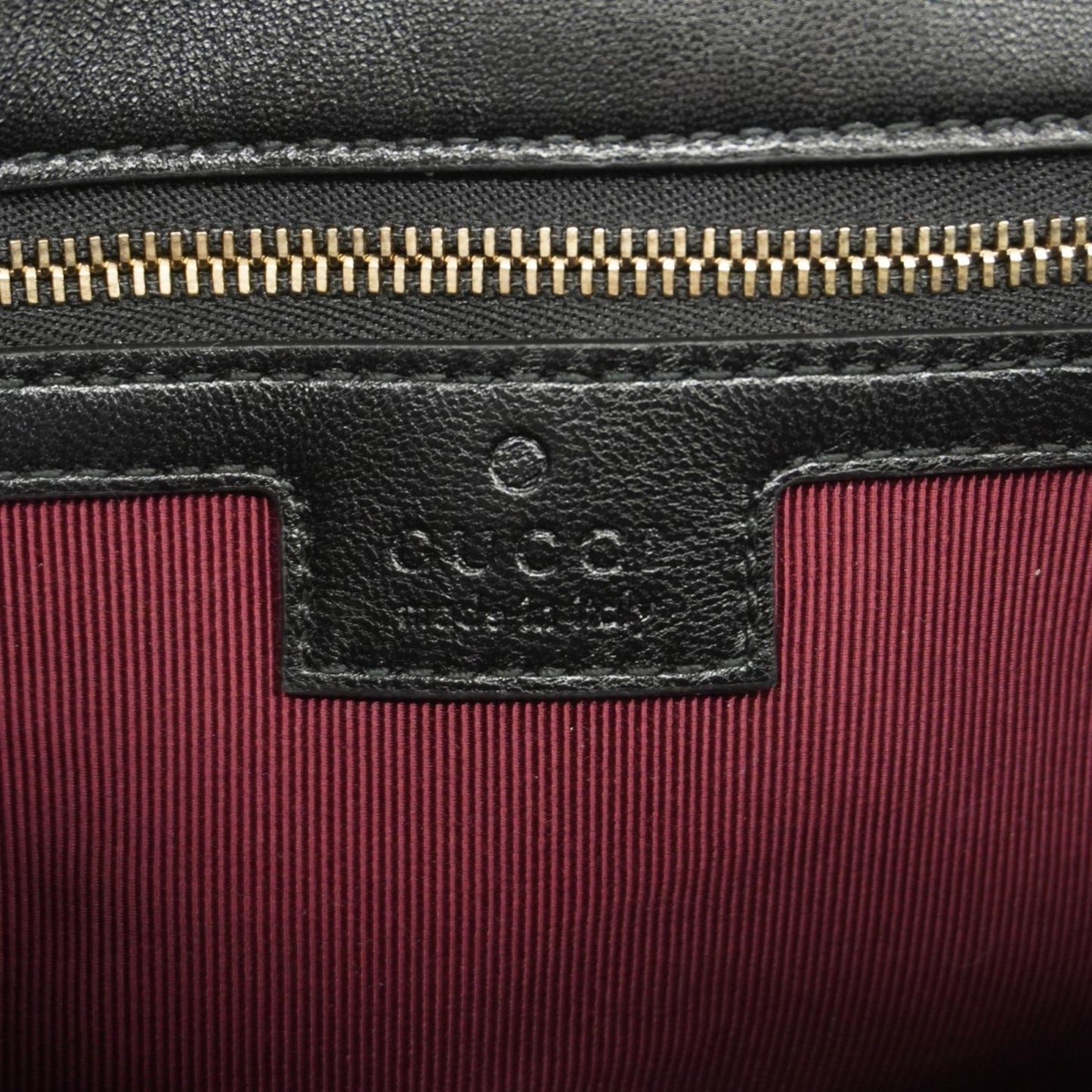 Gucci Marmont, Black, Leather, shoulder
