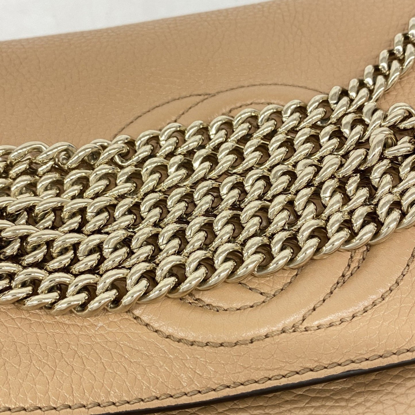 Gucci Soho, Brown, Leather, shoulder