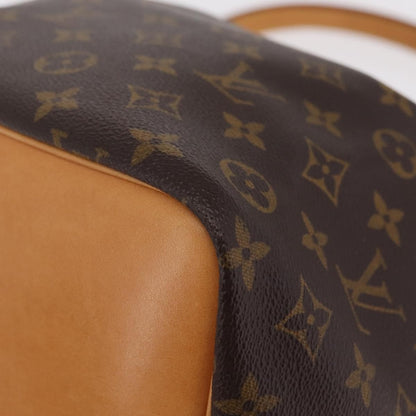 Louis Vuitton Petit Noe Monogram Canvas, Brown, Canvas, Handbag