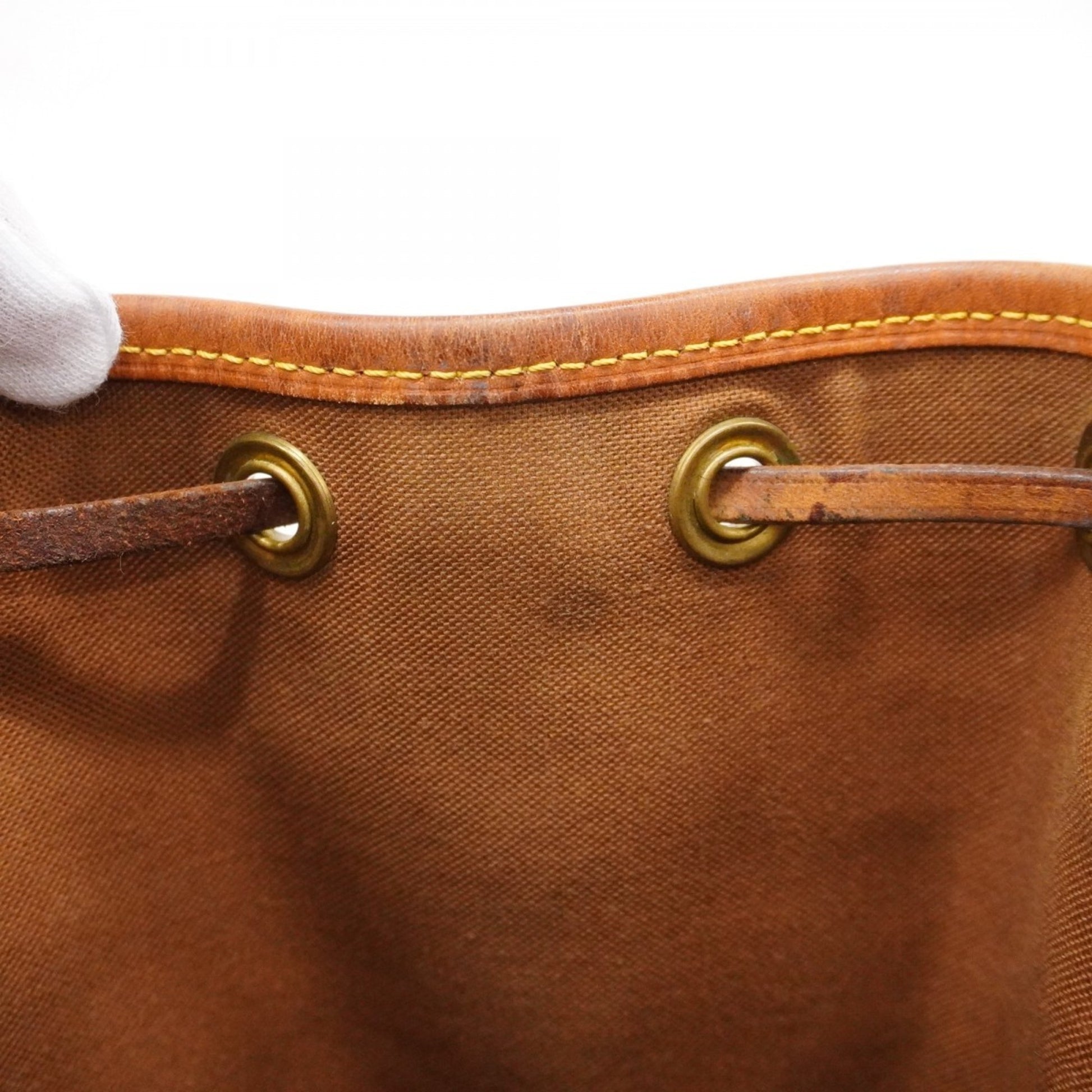 Louis Vuitton Montsouris MM, Brown, "CANVAS, LEATHER", backpack