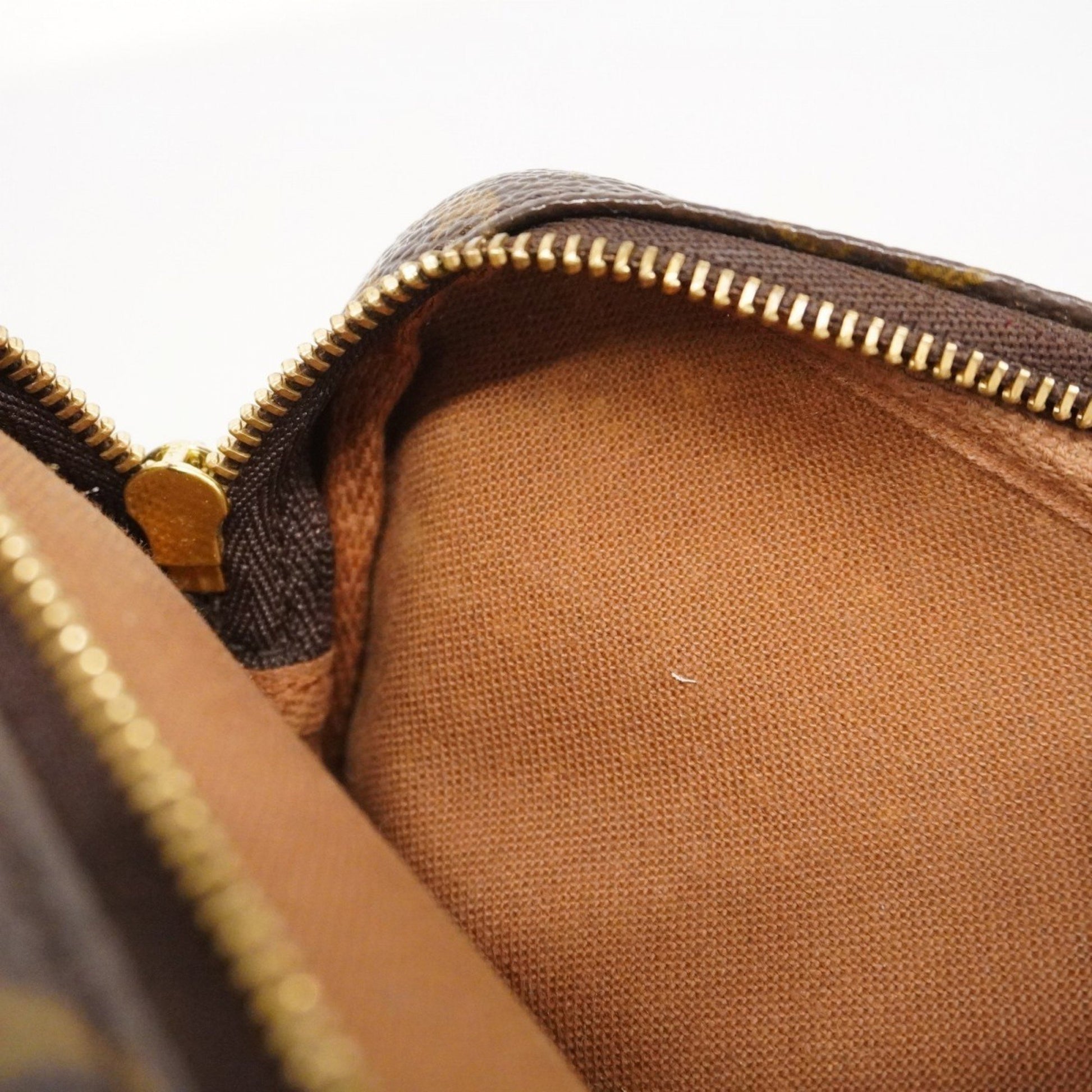Louis Vuitton Montsouris MM, Brown, "CANVAS, LEATHER", backpack
