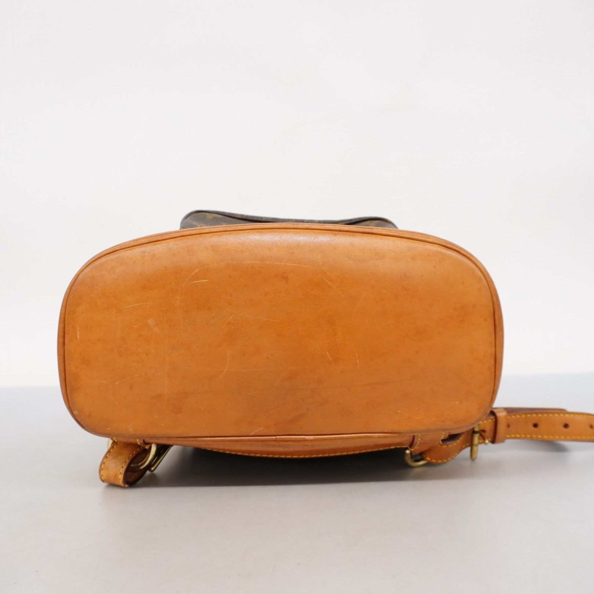 Louis Vuitton Montsouris MM, Brown, "CANVAS, LEATHER", backpack