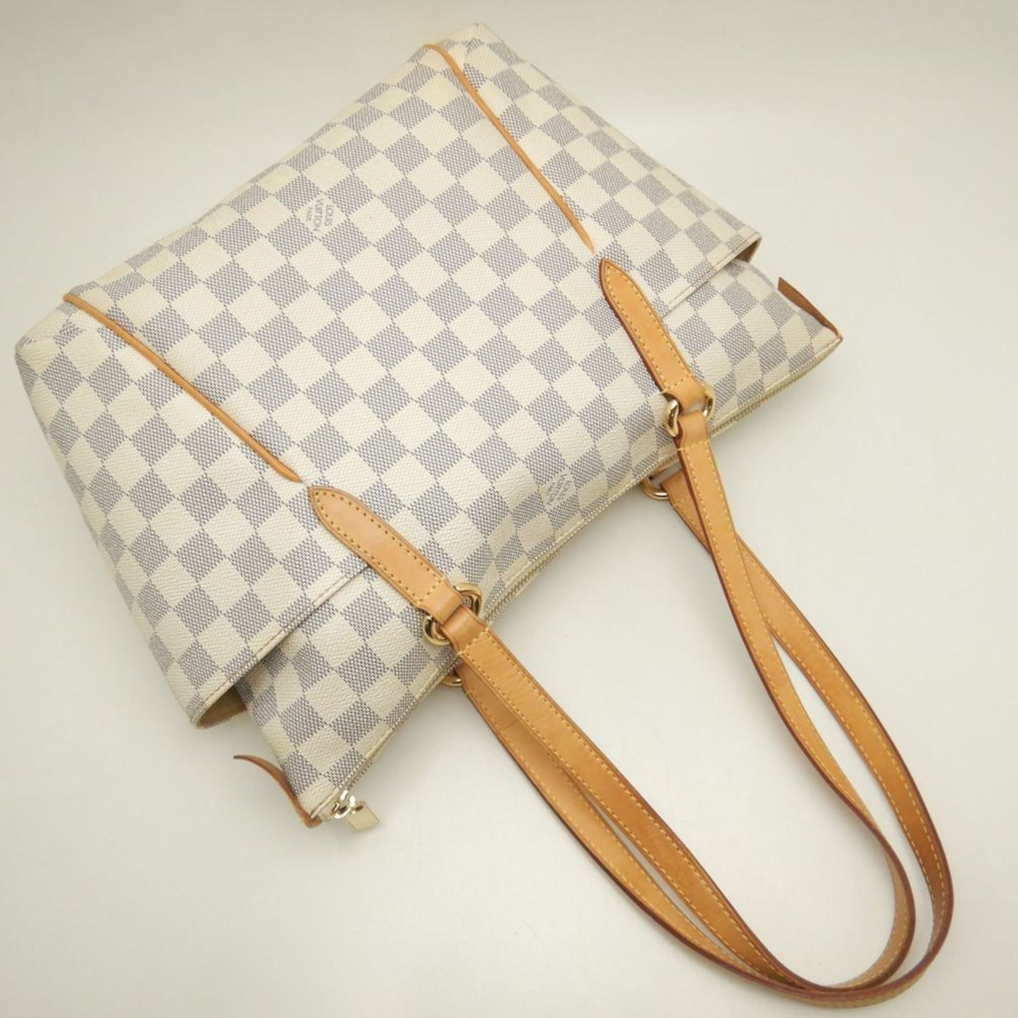 Louis Vuitton Totally, White, Canvas, tote