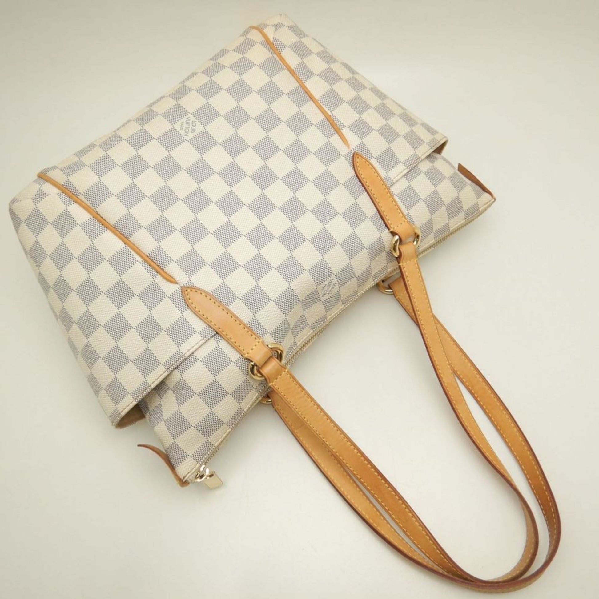 Louis Vuitton Totally, White, Canvas, tote