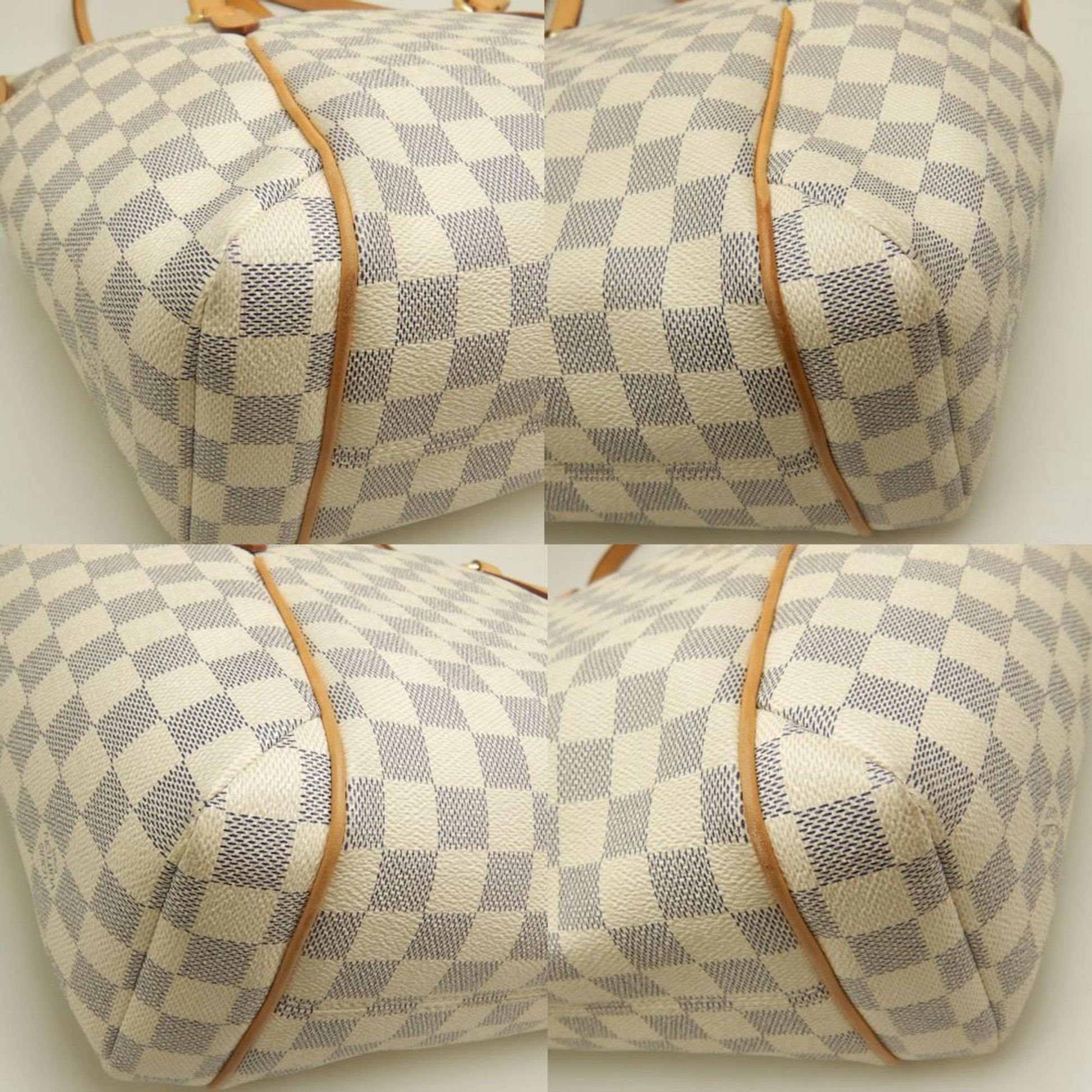 Louis Vuitton Totally, White, Canvas, tote