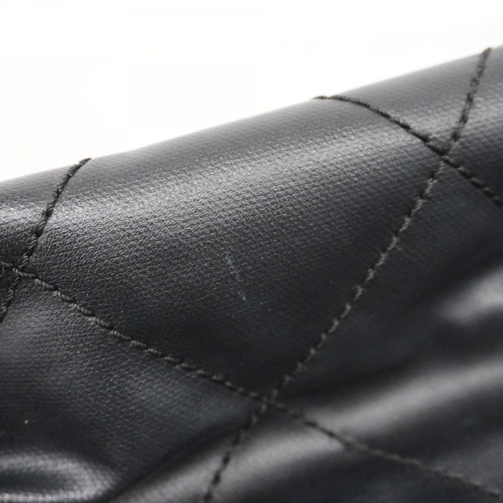 Chanel Paris Biarritz, Black, "CANVAS, LEATHER", handbag