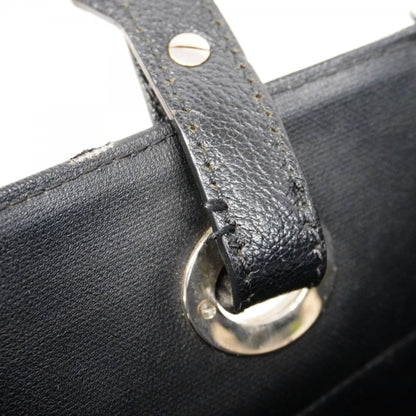 Chanel Paris Biarritz, Black, "CANVAS, LEATHER", handbag
