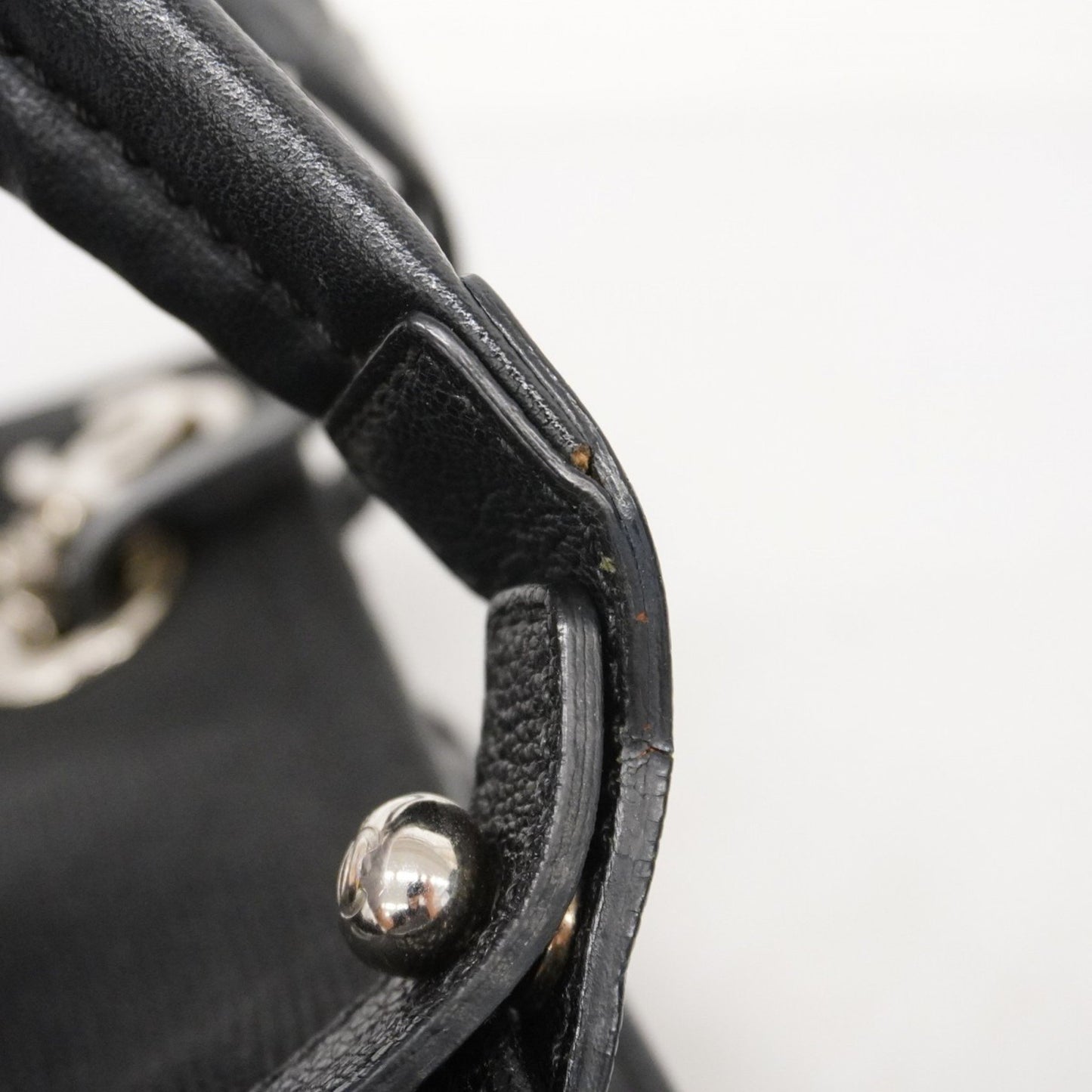 Chanel Paris Biarritz, Black, "CANVAS, LEATHER", handbag