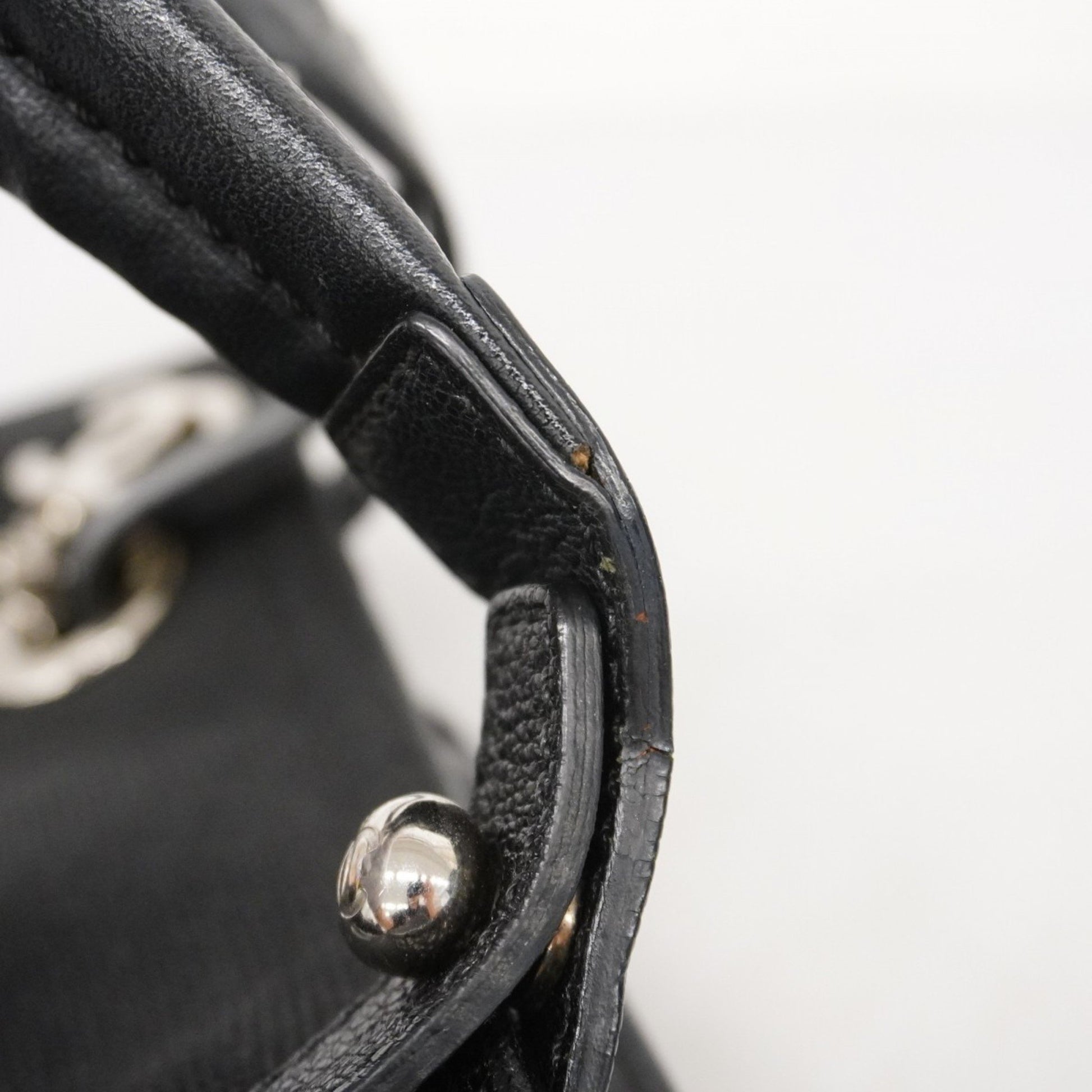 Chanel Paris Biarritz, Black, "CANVAS, LEATHER", handbag