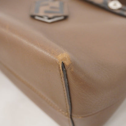 Fendi By The Way, Brown, Leather, handbag