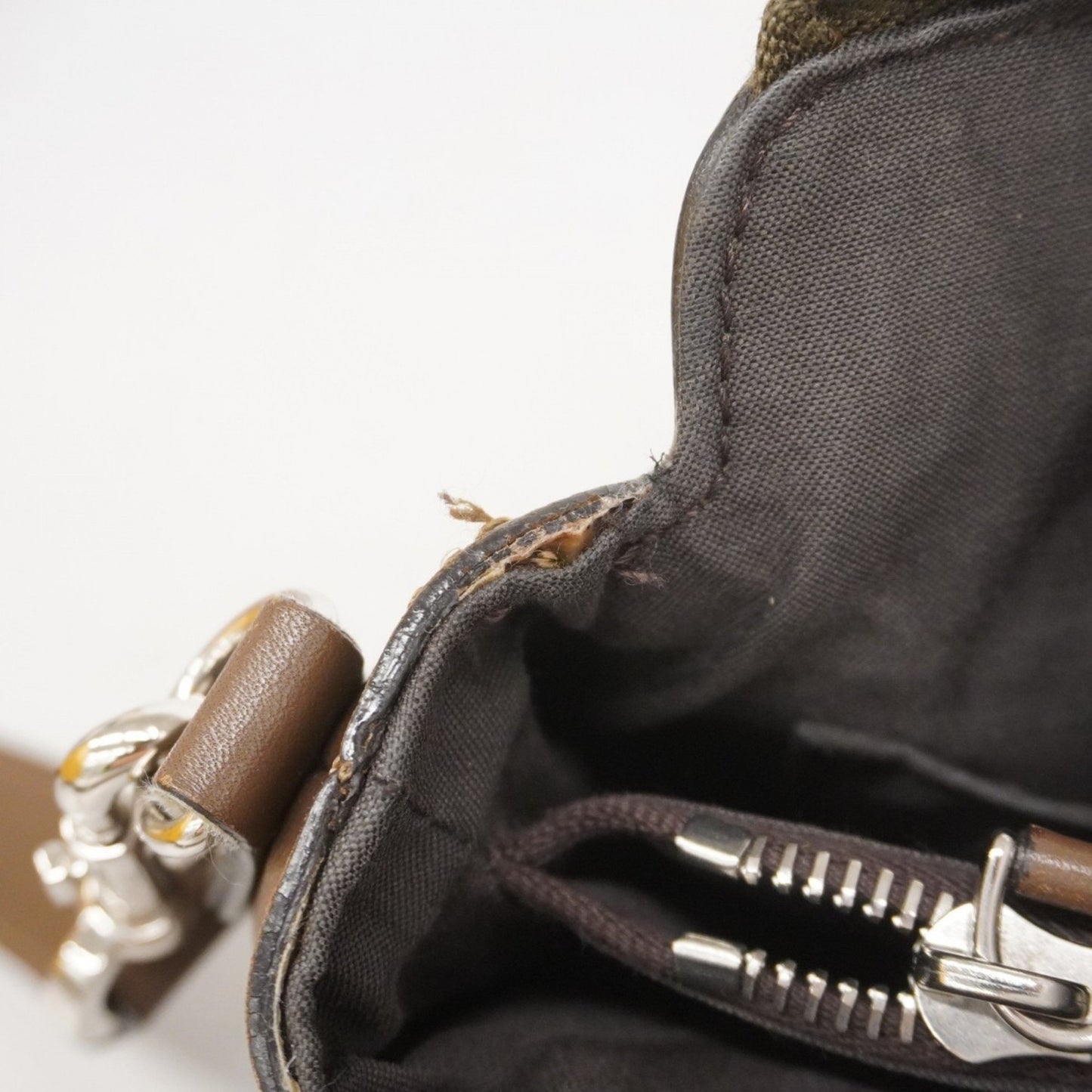 Fendi By The Way, Brown, Leather, handbag