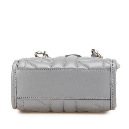Gucci GG Marmont, Grey, Leather, handbag