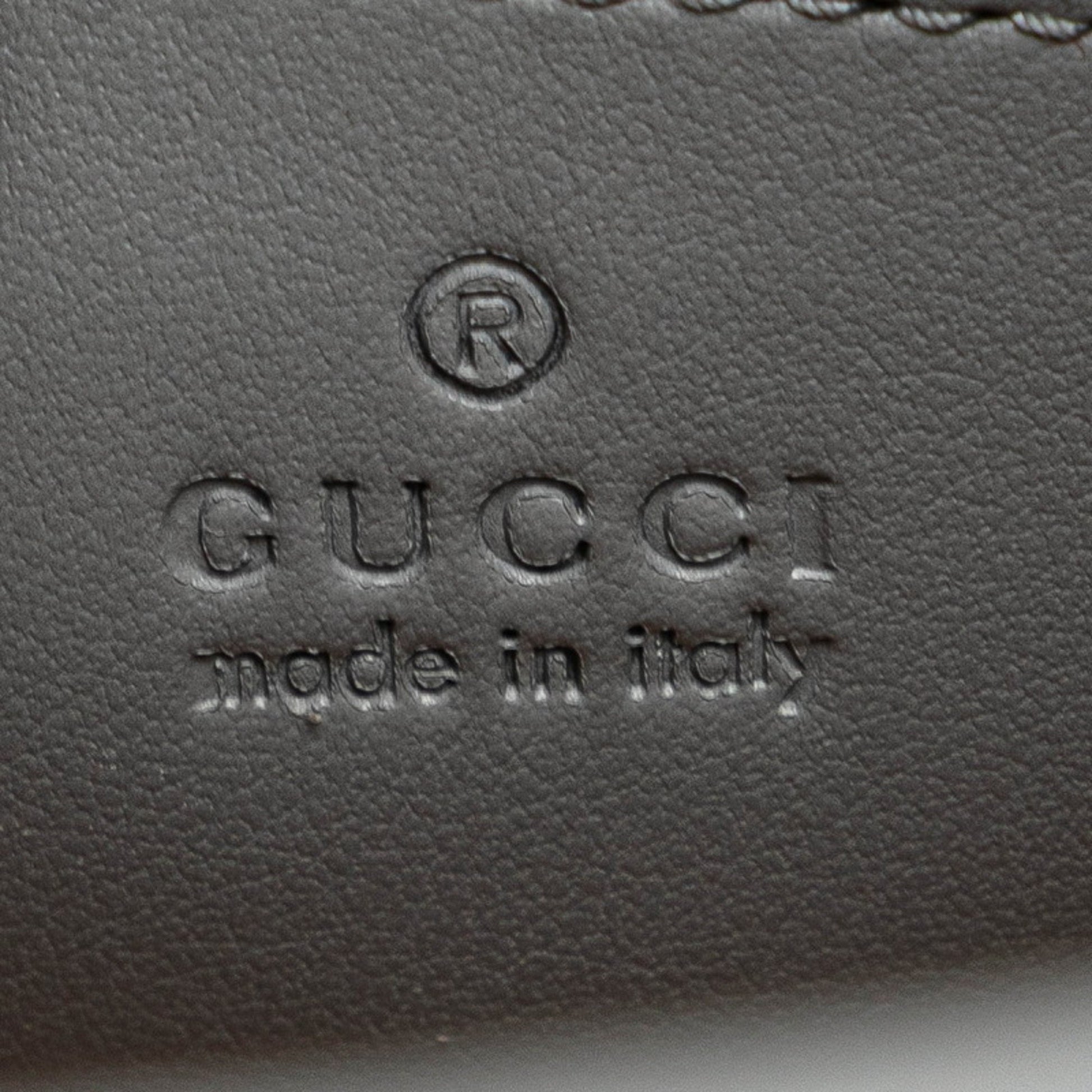 Gucci GG Marmont, Grey, Leather, handbag