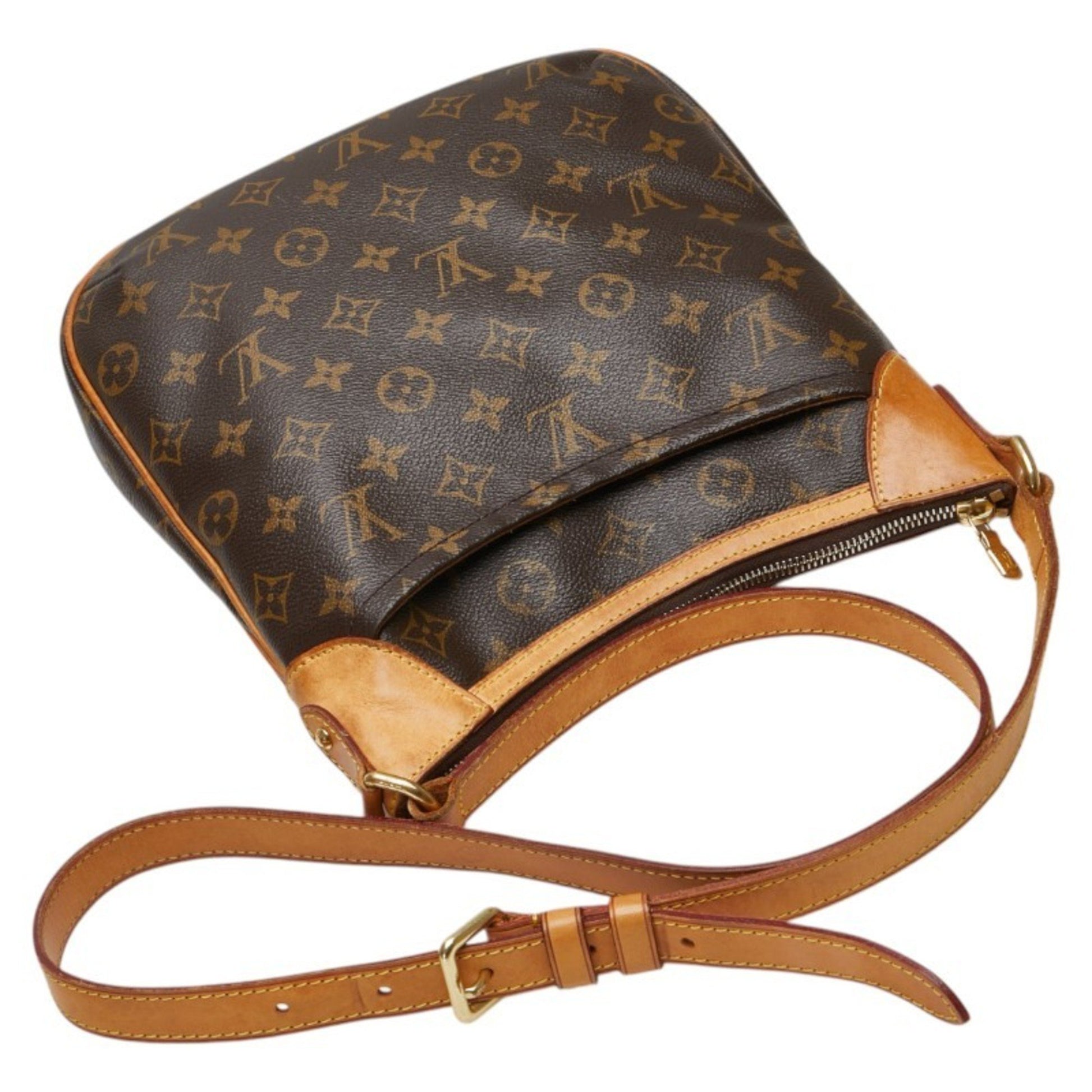 Louis Vuitton Odeon, Brown, Canvas, shoulder