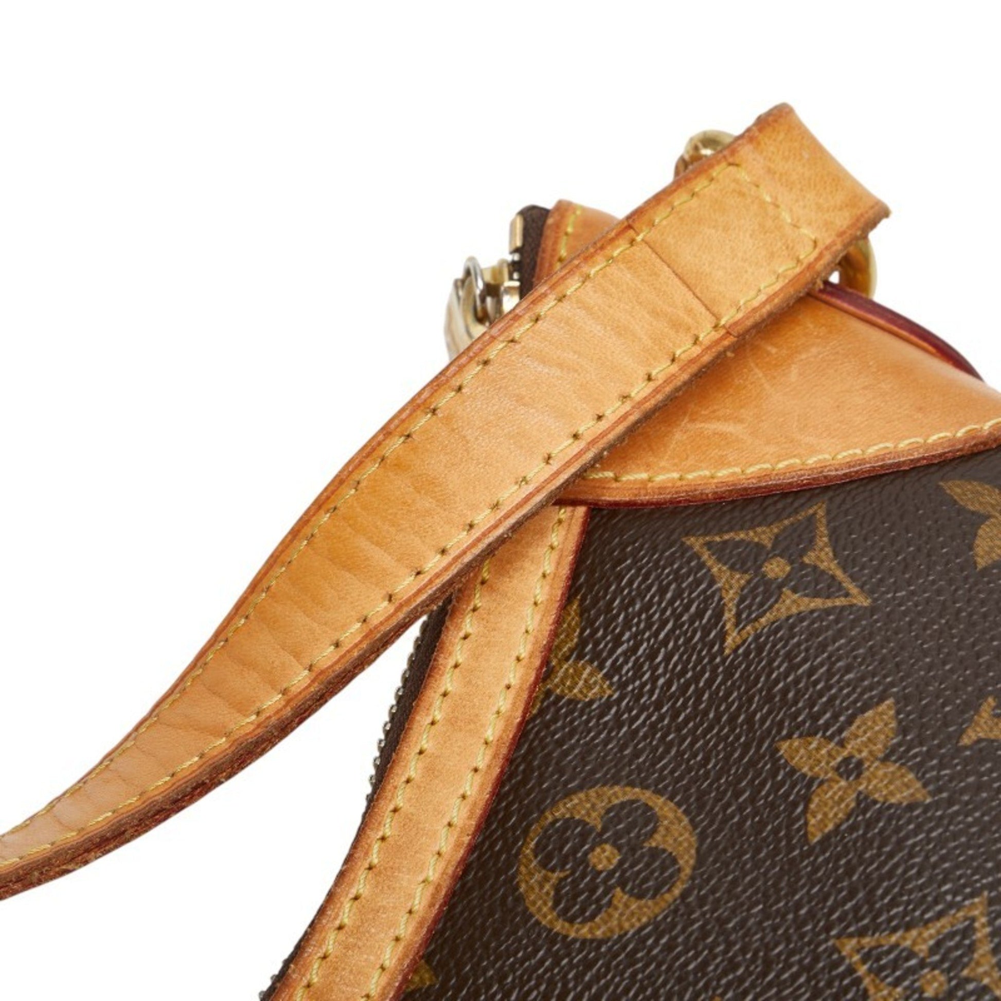 Louis Vuitton Odeon, Brown, Canvas, shoulder