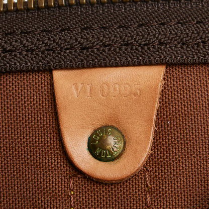 Louis Vuitton Keepall Bandoulière 60, Brown, Canvas, travel