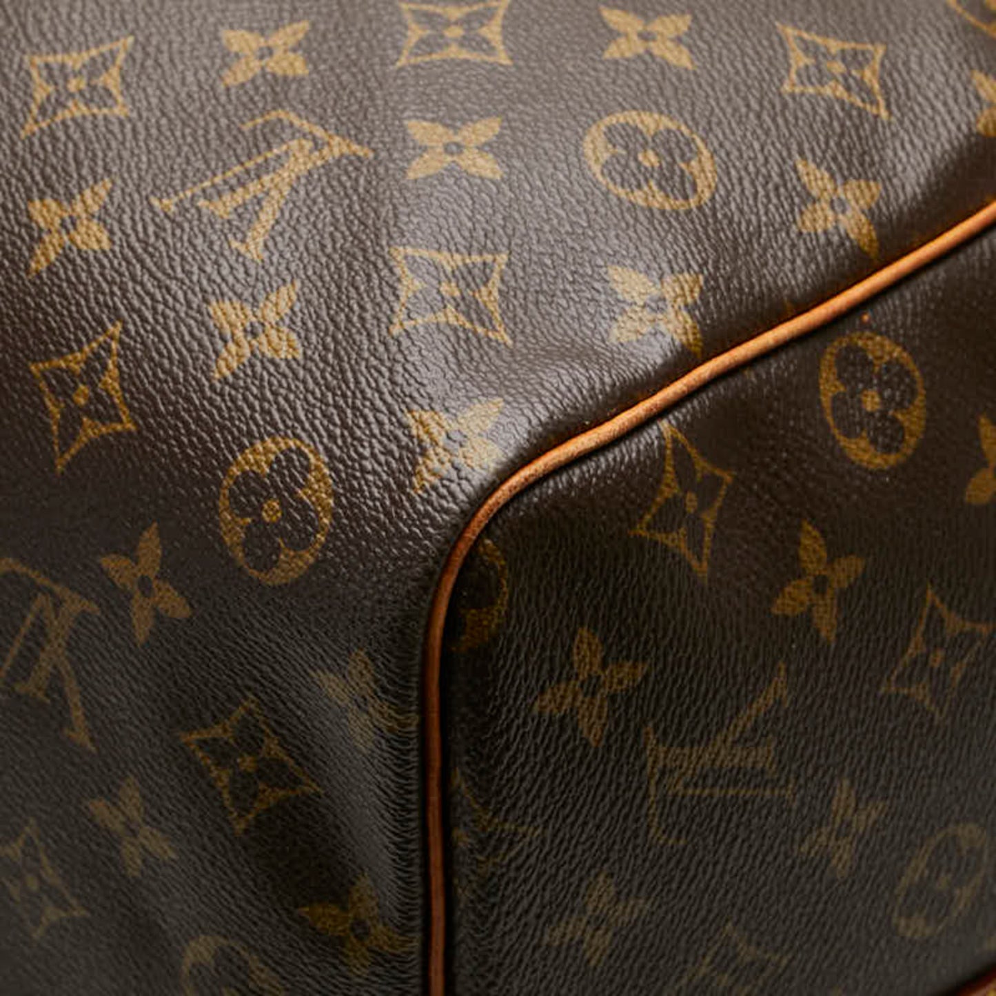 Louis Vuitton Keepall Bandoulière 60, Brown, Canvas, travel