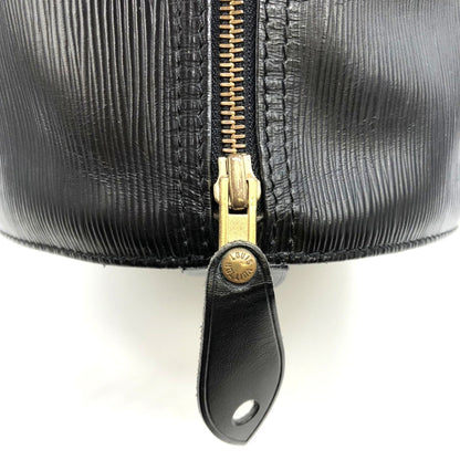 Louis Vuitton Speedy 40, Black, Leather, handbag