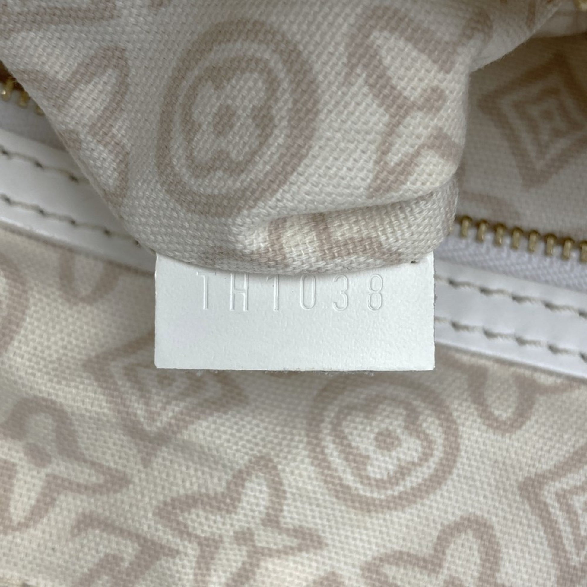 Louis Vuitton Tahitienne, Beige, "CANVAS, LEATHER", tote