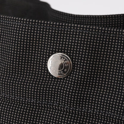 Hermes Herline Canvas, Gray, Canvas, Backpack