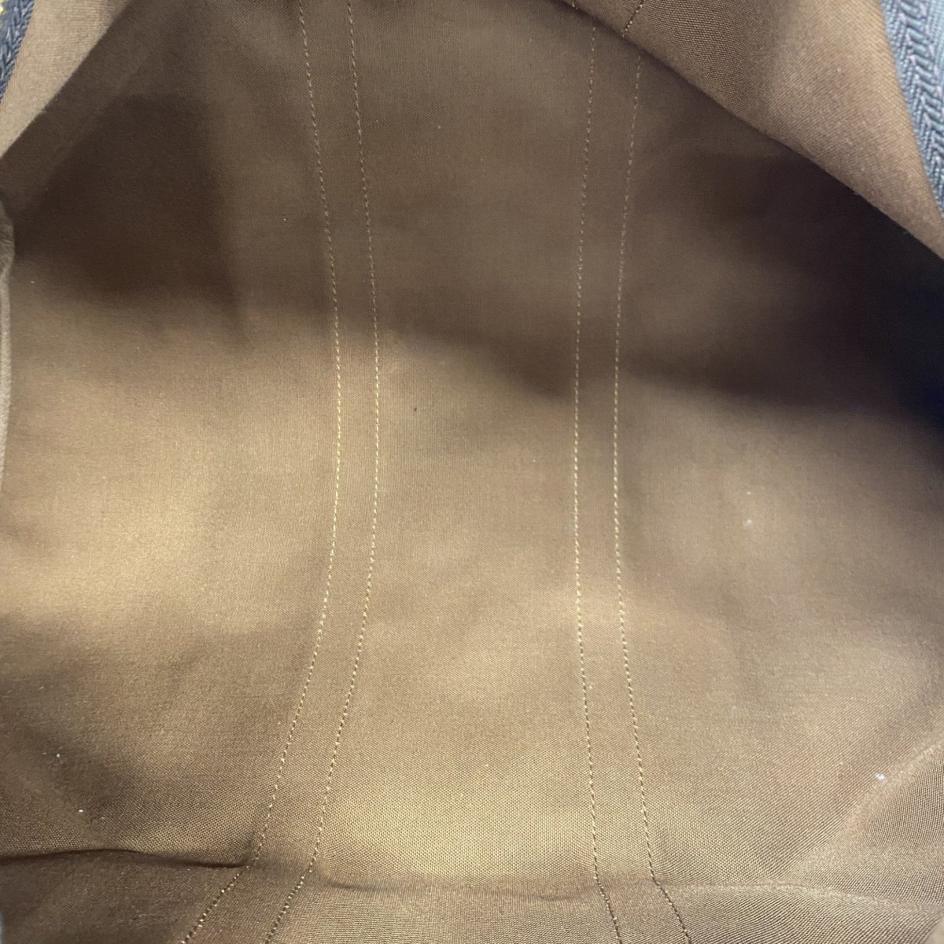 Louis Vuitton Keepall 45, Brown, Canvas, shoulder