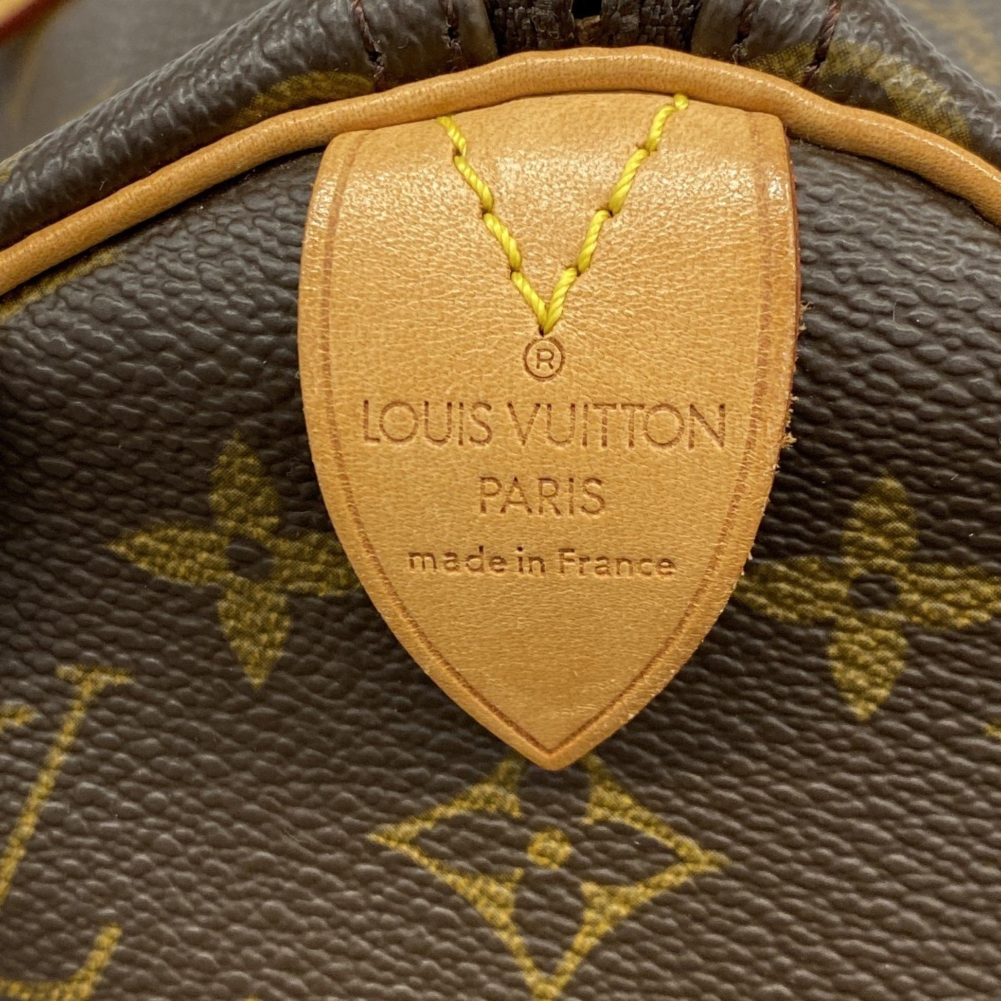 Louis Vuitton Keepall 45, Brown, Canvas, shoulder
