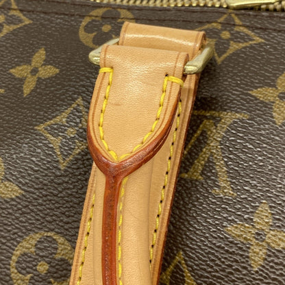 Louis Vuitton Keepall 45, Brown, Canvas, shoulder