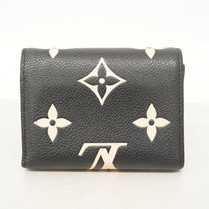 Louis Vuitton Victorine, Black, Leather, wallet