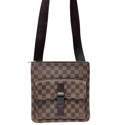 Louis Vuitton Melville, Brown, Canvas, shoulder