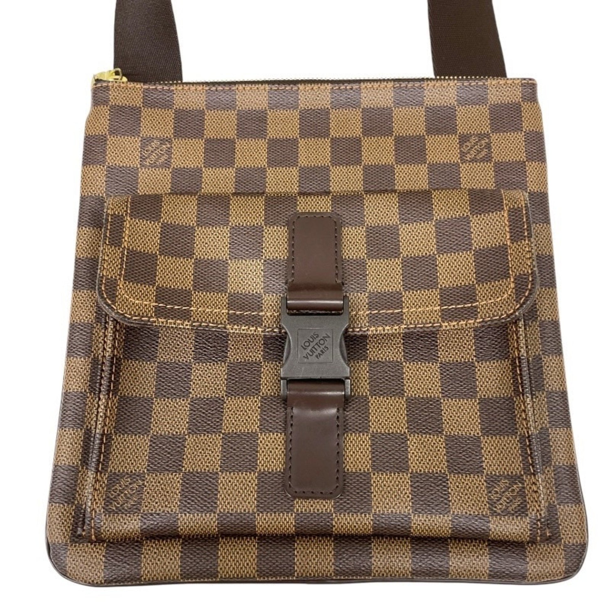 Louis Vuitton Melville, Brown, Canvas, shoulder