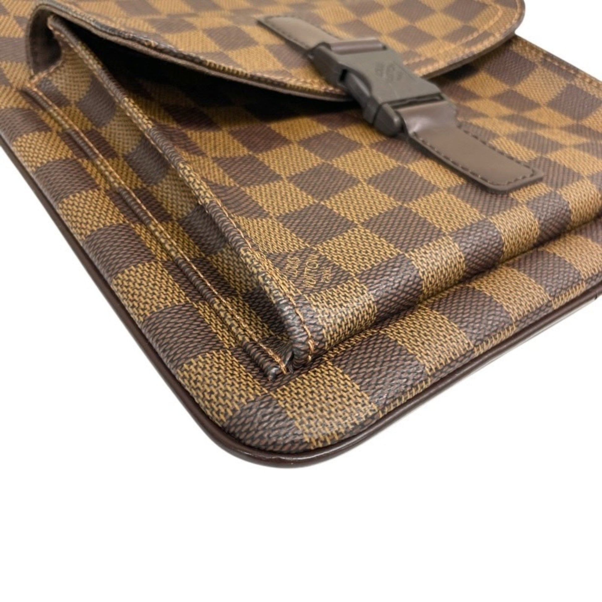 Louis Vuitton Melville, Brown, Canvas, shoulder