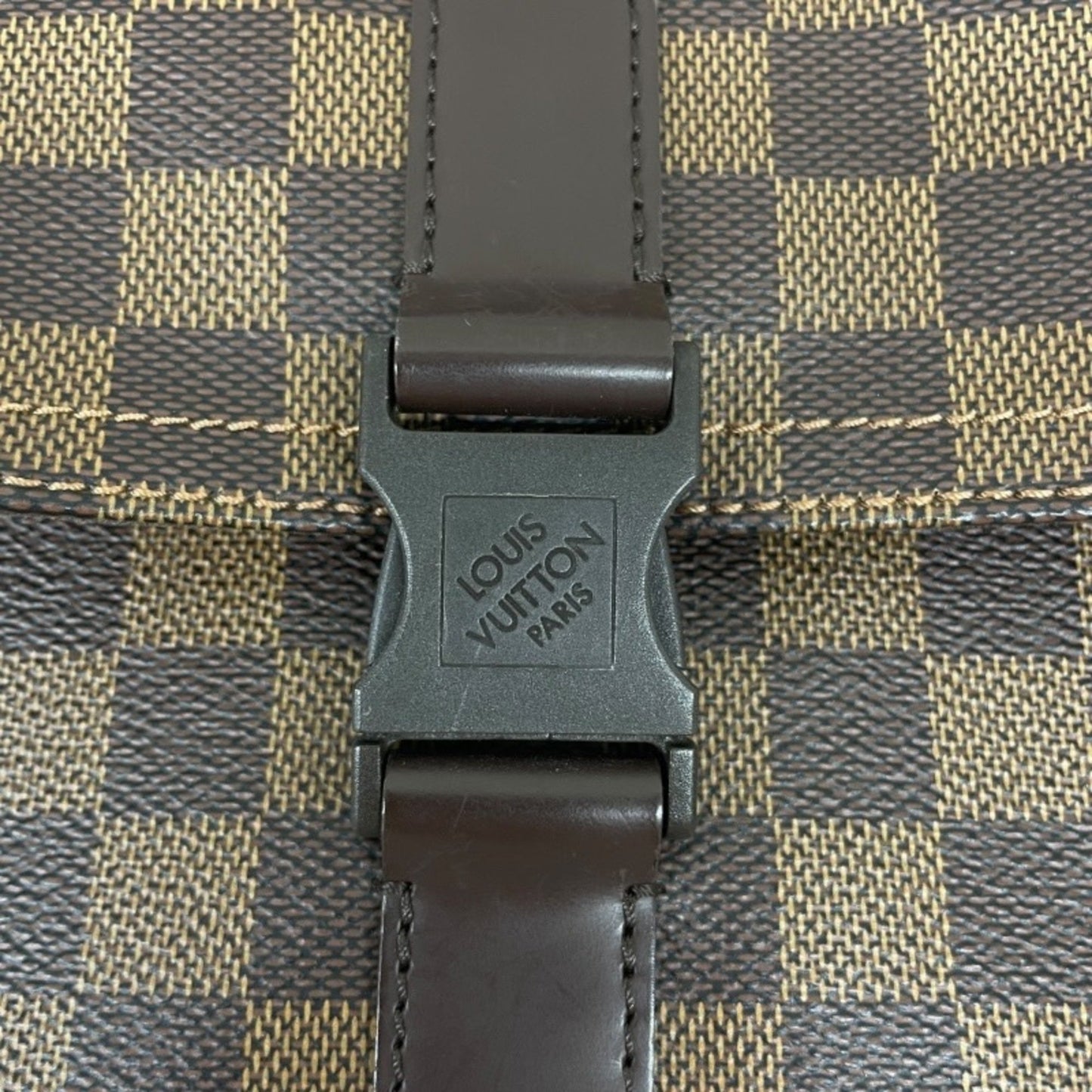 Louis Vuitton Melville, Brown, Canvas, shoulder