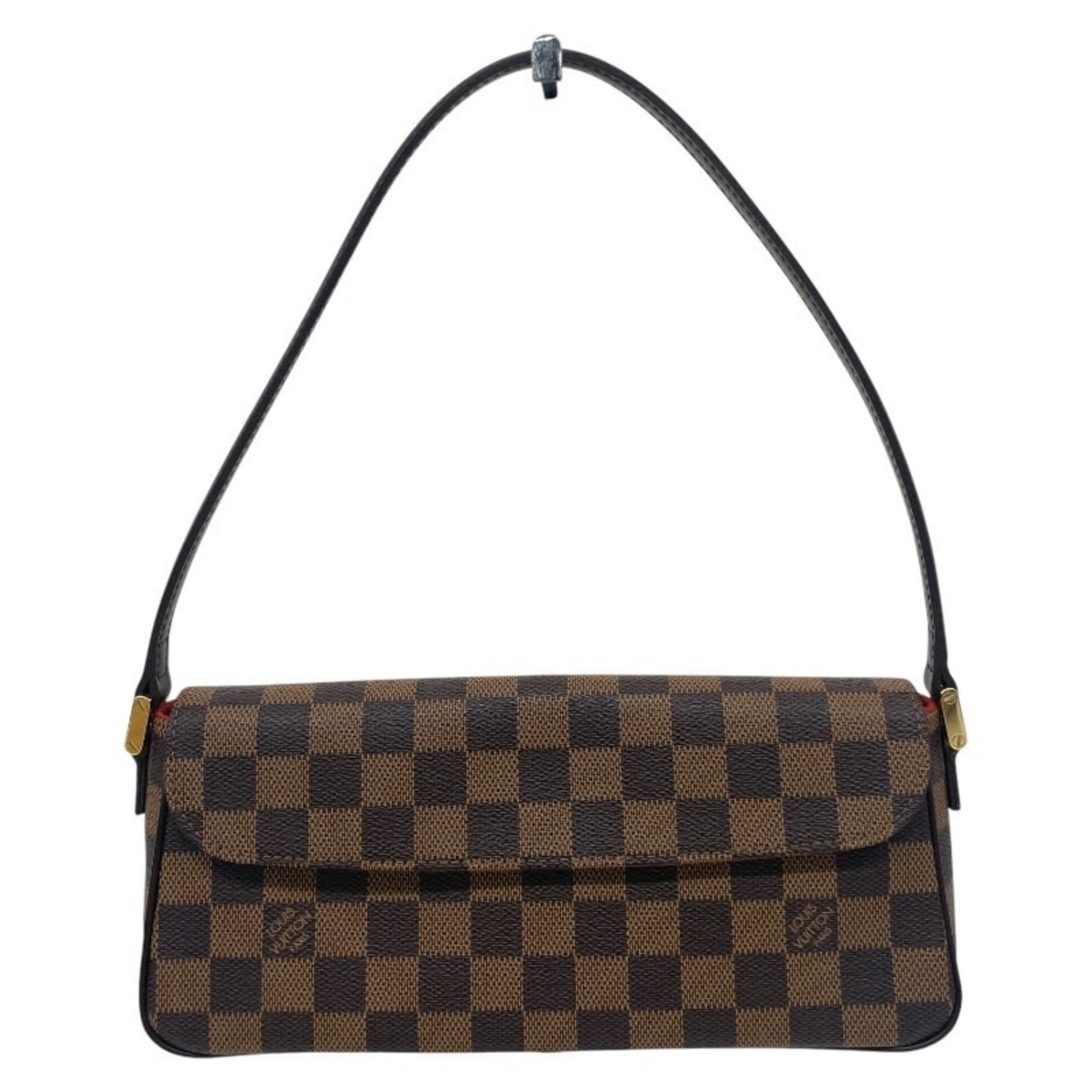 Louis Vuitton Recoleta, Brown, Canvas, shoulder