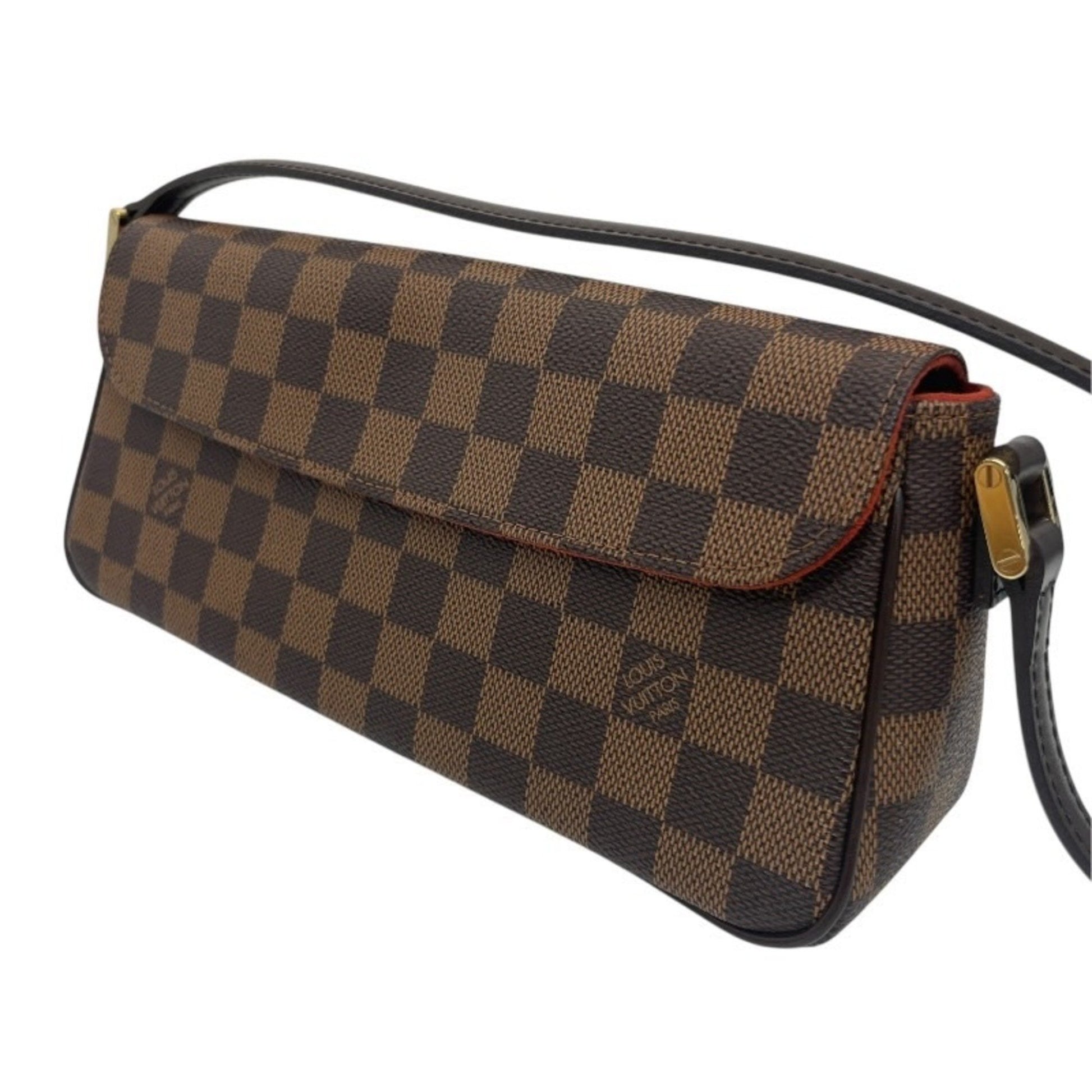 Louis Vuitton Recoleta, Brown, Canvas, shoulder