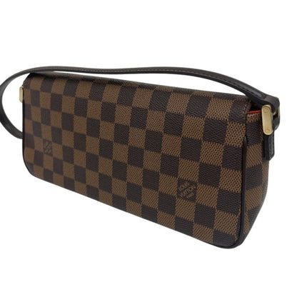 Louis Vuitton Recoleta, Brown, Canvas, shoulder