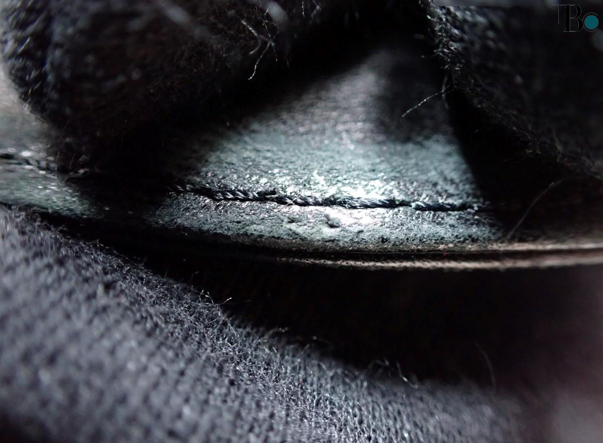 Christian Dior Vintage Trotter Pochette Shoulder Bag Diorissimo Canvas, BLACK, LEATHER, Shoulder bag