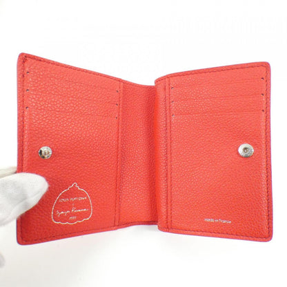 Louis Vuitton LV x YK, Red, Leather, wallet