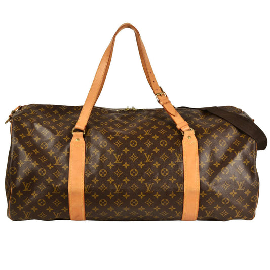 Louis Vuitton Polochon, Brown, Canvas, travel