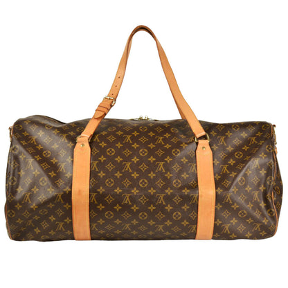Louis Vuitton Polochon, Brown, Canvas, travel