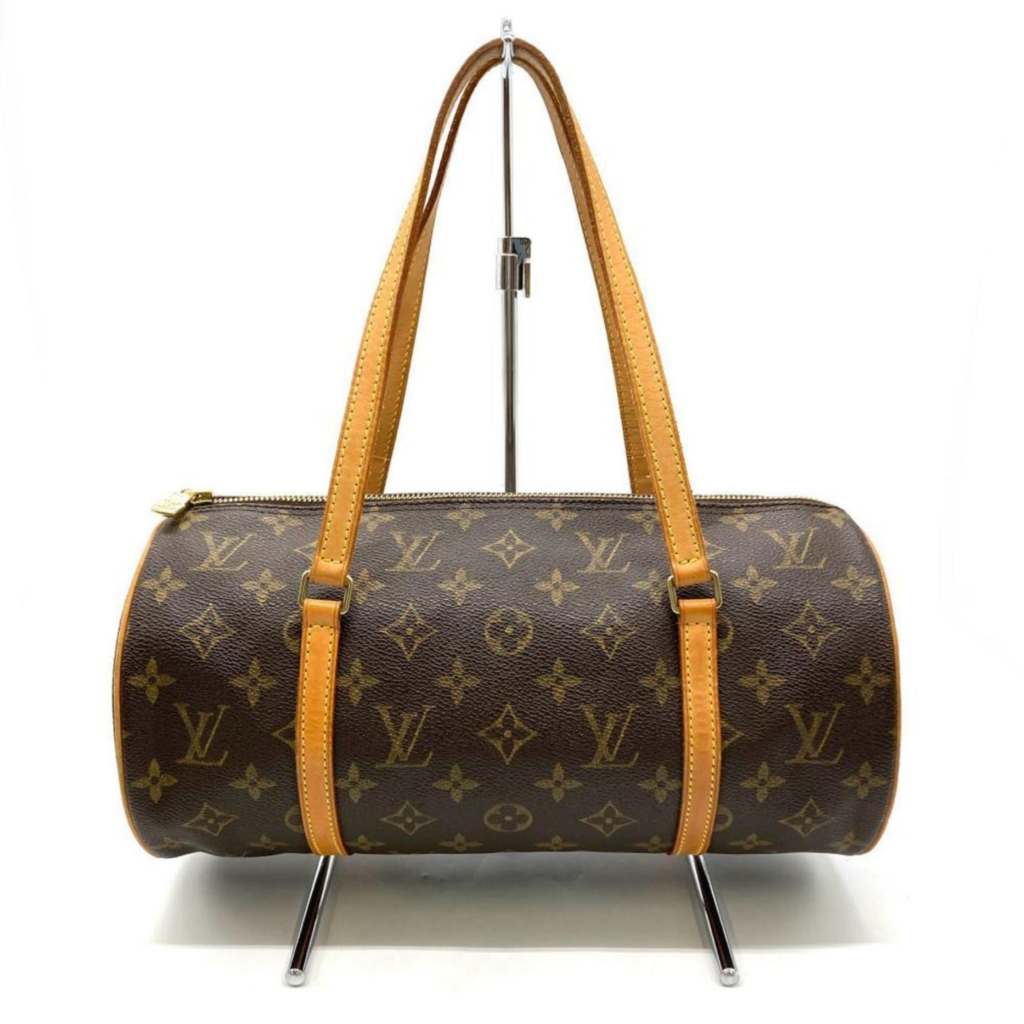 Louis Vuitton Papillon 30, Brown, "CANVAS, LEATHER", handbag